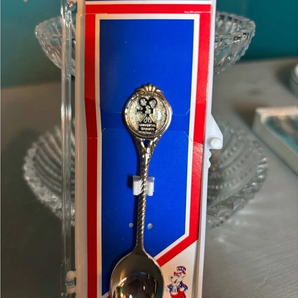 Universal Silver Ornate Serving Spoon
